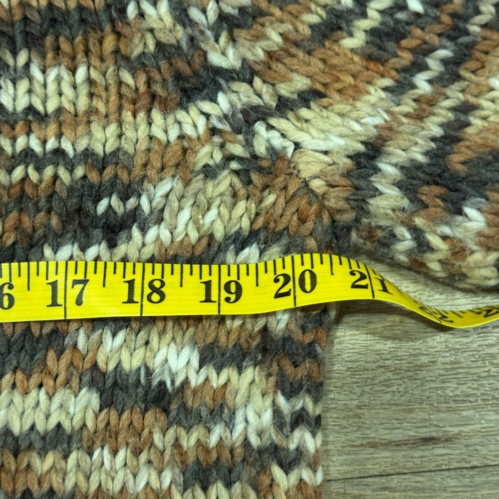 Columbia Multicolor Knit Sweater Turtleneck Wool Blend Size Large - Picture 6 of 6